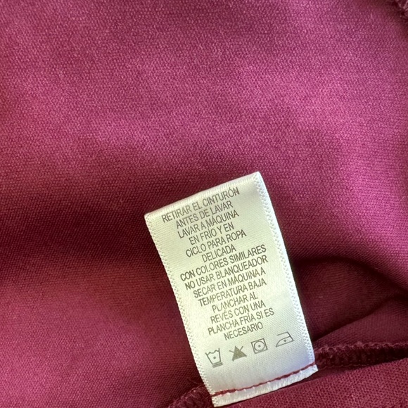 Pink & Violet | 3/4 Sleeved Chambray Tulle Knee Length Dress | Size 6 - Picture 4 of 4